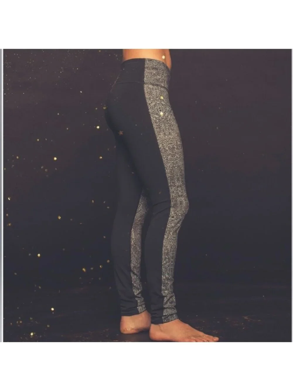 Lululemon Wunder Under *Full-On Luon Bead Envy Silver Spoon Multi / Deep coal
